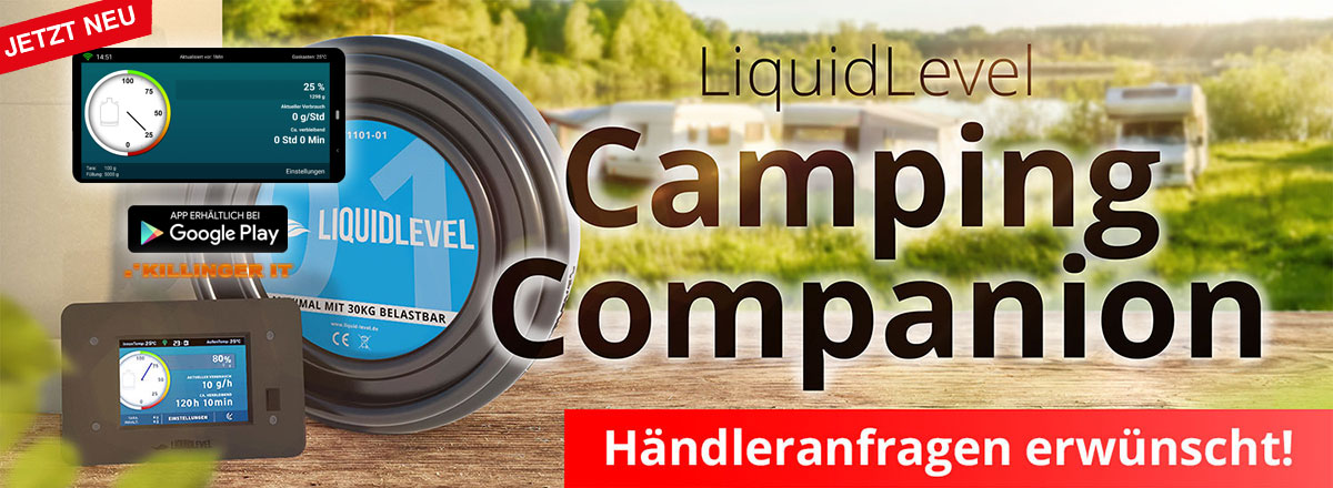 LiquidLevel Camping Companion - Händleranfragen erwünscht
